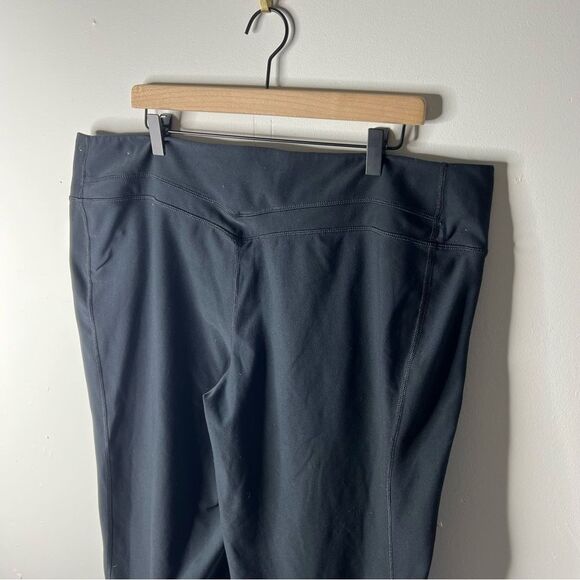 Nike Black Wide Leg Legging Yoga Pants size 2X - Picture 7 of 9